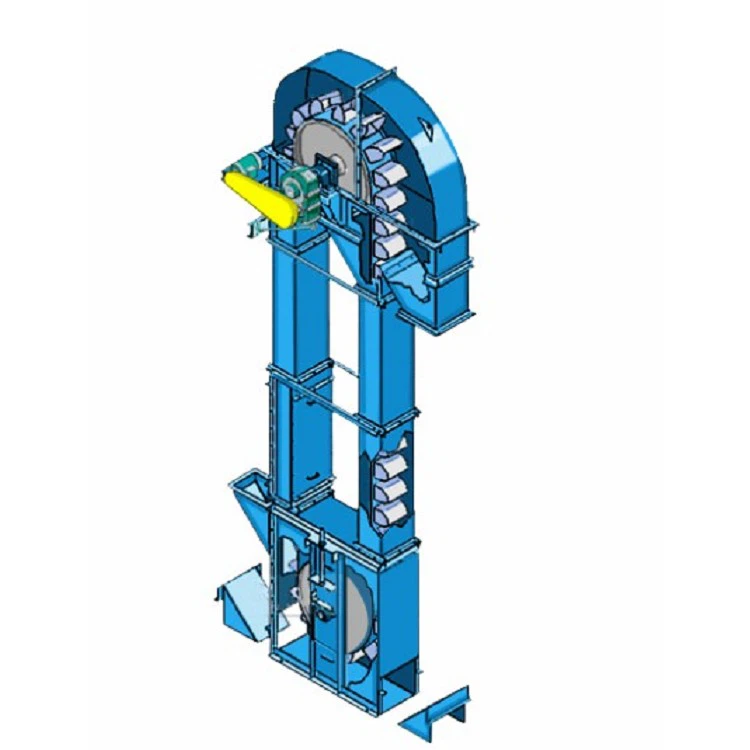 Elevador de caçamba tipo corrente